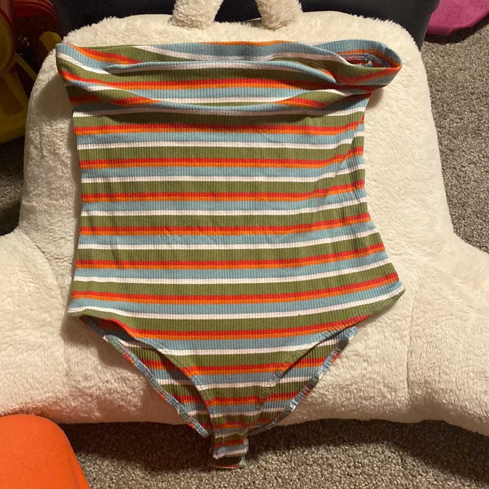Tube top body suit